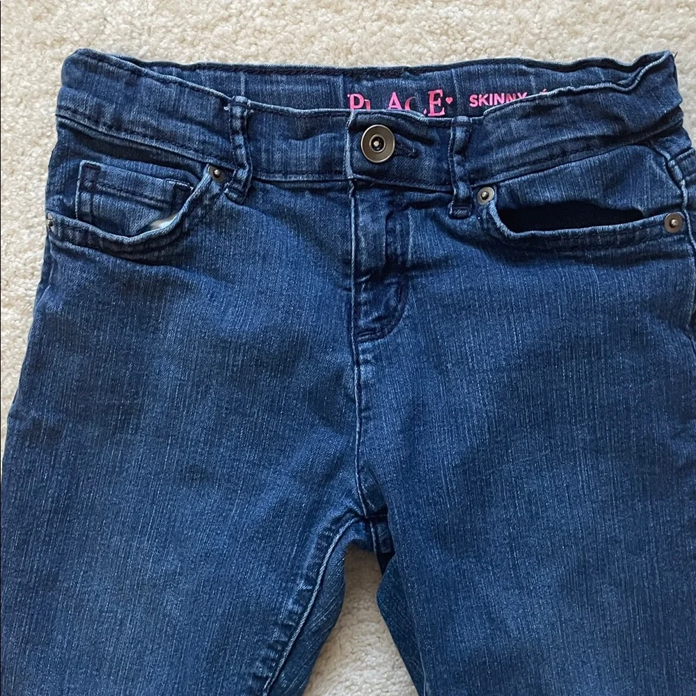 THE CHILDREN’S PLACE UGC Girls Size 10 Classic Blue Skinny Jeans 👖